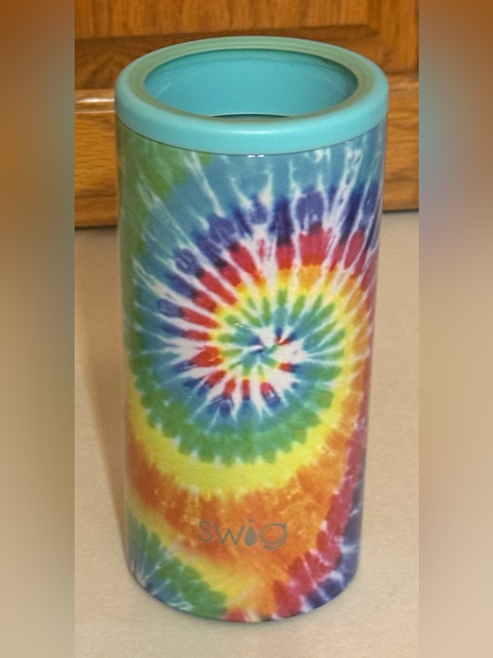 SWIG Tie-Dye Slim Can Cooler